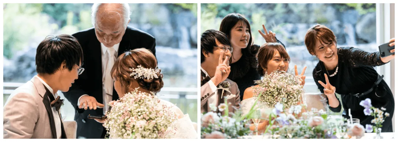 ゲストと距離の近いパーティ